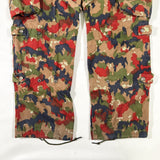 Vintage 80's Swiss Army Alpenflage Camo Cargo Pants