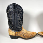 Vintage 90's Santa Fe Boot Co Python Snake Leather Boots