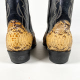 Vintage 90's Santa Fe Boot Co Python Snake Leather Boots