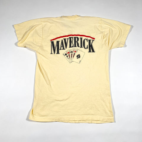 Vintage 80's Maverick Poker Pocket T-Shirt