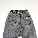 Vintage 80's Lee Youth Black Acid Wash Denim Jeans