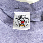 Vintage 90's Mickey Mouse Spellout Embroidery T-Shirt