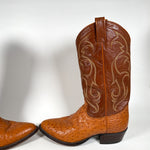 Modern Y2K Tony Lama Ostrich Western Cowboy Boots