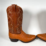 Modern Y2K Tony Lama Ostrich Western Cowboy Boots