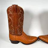 Modern Y2K Tony Lama Ostrich Western Cowboy Boots