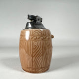 Vintage 50s OMSCOLITE Nude Pin-Up Barrel Table Lighter