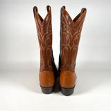 Modern Y2K Tony Lama Ostrich Western Cowboy Boots