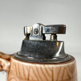 Vintage 50s OMSCOLITE Nude Pin-Up Barrel Table Lighter