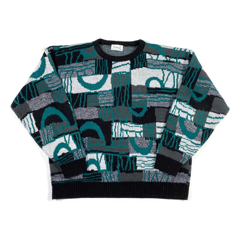 Vintage 80's Protege Abstract Crewneck Sweater