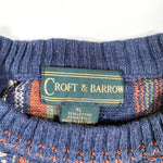 Vintage 90's Croft & Barrow Coogi Style Crewneck Sweater