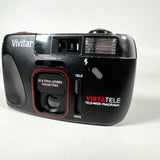 Vintage 90's Vivitar Vista Tele Focus Free 35mm Film Camera