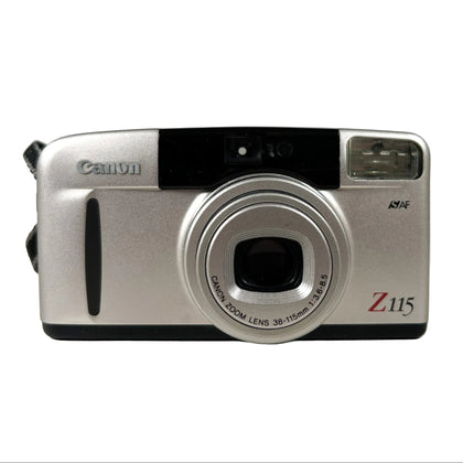 Canon Z115 camera on a white background