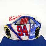 Vintage 90's Ron Barfield NASCAR Autographed Hat