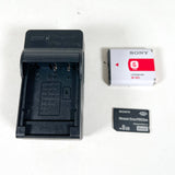 Modern 2007 Sony Cyber-shot DSC-W55 7.2MP Silver Digital Camera