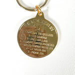 Vintage 1991 Davey Allison NASCAR Race Commemorative Gold Keychain