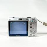 Modern 2007 Sony Cyber-shot DSC-W55 7.2MP Silver Digital Camera