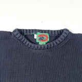 Vintage 80s Boston Traders Black Cotton Crewneck Sweater