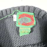Vintage 80s Boston Traders Black Cotton Crewneck Sweater