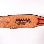 Vintage 80's Dallas Belt Company Western Belt