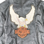 Vintage 90's Harley Davidson Eagle Leather Jacket