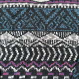 Vintage 90s Bugle Boy Co. Blue Purple Geometric Pattern Knit Sweater