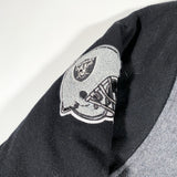 Modern Y2K Oakland Raiders Varsity Jacket