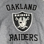 Modern Y2K Oakland Raiders Varsity Jacket