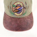 Vintage 90's Dux Bak Leather Brim Hat