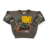 Vintage 90's Kids Army Camo Shirt