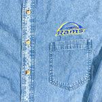 Vintage 90's St. Louis Rams Denim Shirt