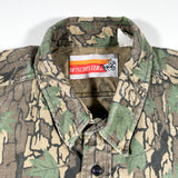 Vintage 80's Winchester Trebark Camo Button Up Shirt