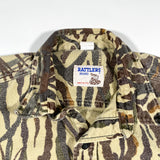 Vintage 80's Rattlers Brand Ducks Unlimited Camo Chamois Shirt