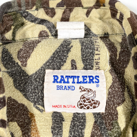 VTG Very Rare Rattlers Brand Ducks Unlimited Camo Insulated Jacket/Pant  Men's XL USA