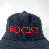 Vintage 90's Rocky Boots Fleece Sample Logo Strapback Hat