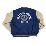 Vintage 90's Sheet Metal Workers Varsity Jacket