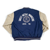 Vintage 90's Sheet Metal Workers Varsity Jacket