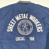 Vintage 90's Sheet Metal Workers Varsity Jacket