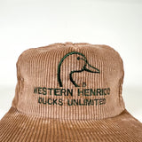 Vintage 90's Ducks Unlimited Henrico Corduroy Hat