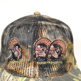 Vintage Y2K Winchester Turkey Hunting Mossy Oak Camo Trucker Hat