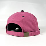 Vintage 90’s Massanutten Strapback Pink Black Logo Hat