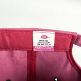 Vintage 90’s Massanutten Strapback Pink Black Logo Hat