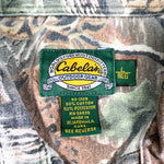 Vintage Y2K Cabela's Seclusion 3D Tree Camo Button Up Shirt