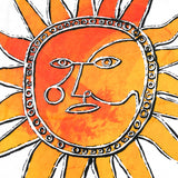 Vintage 90's David Edmond Sun Face Art Graphic T-Shirt