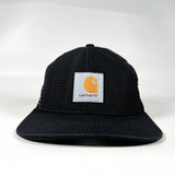Vintage 90’s Carhartt USA Made Black Mesh Trucker Snapback Hat