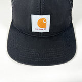 Vintage 90’s Carhartt USA Made Black Mesh Trucker Snapback Hat