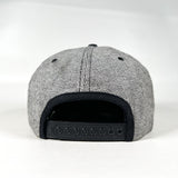 Vintage 90’s John Deere Strapback Gray Black Patch Hat