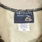 Vintage 90's Ducks Unlimited Camo Rattlers Brand Polo Shirt