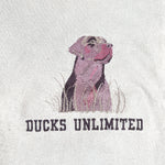 Vintage 90's Ducks Unlimited Lab Graphic Tan T-Shirt