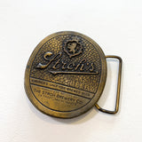 Vintage 80's Stroh's Beer Belt Buckle