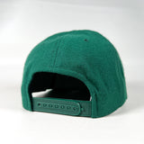 Vintage 90's Virginia Lottery Green Wool Hat